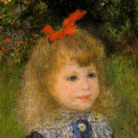 fillette à l'arrosoir