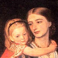 madame James Leathart et ses enfants